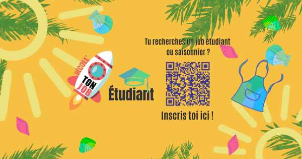 Tu es jeune et tu recherches un job saisonnier, job d'été ou un job étudiant ? Inscris-toi ici pour recevoir les infos emploi
