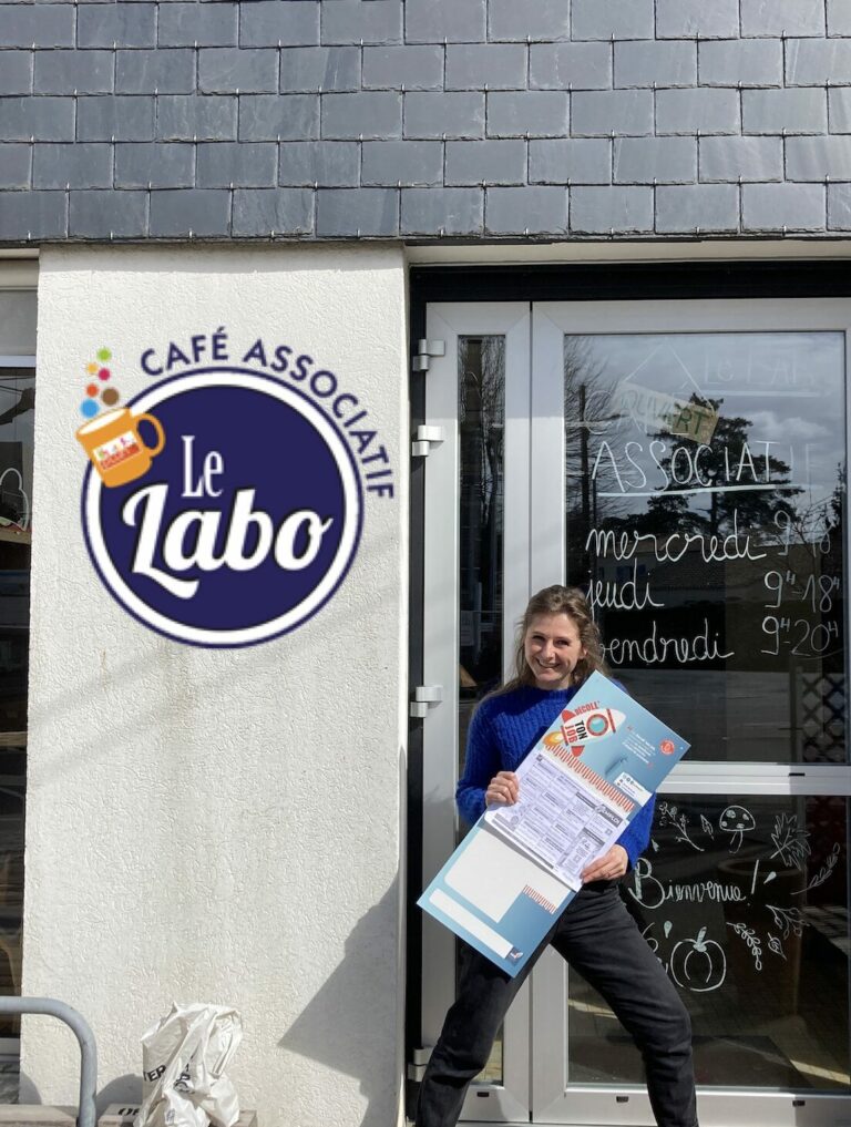 Photo d'un lieux relais avec son panneau