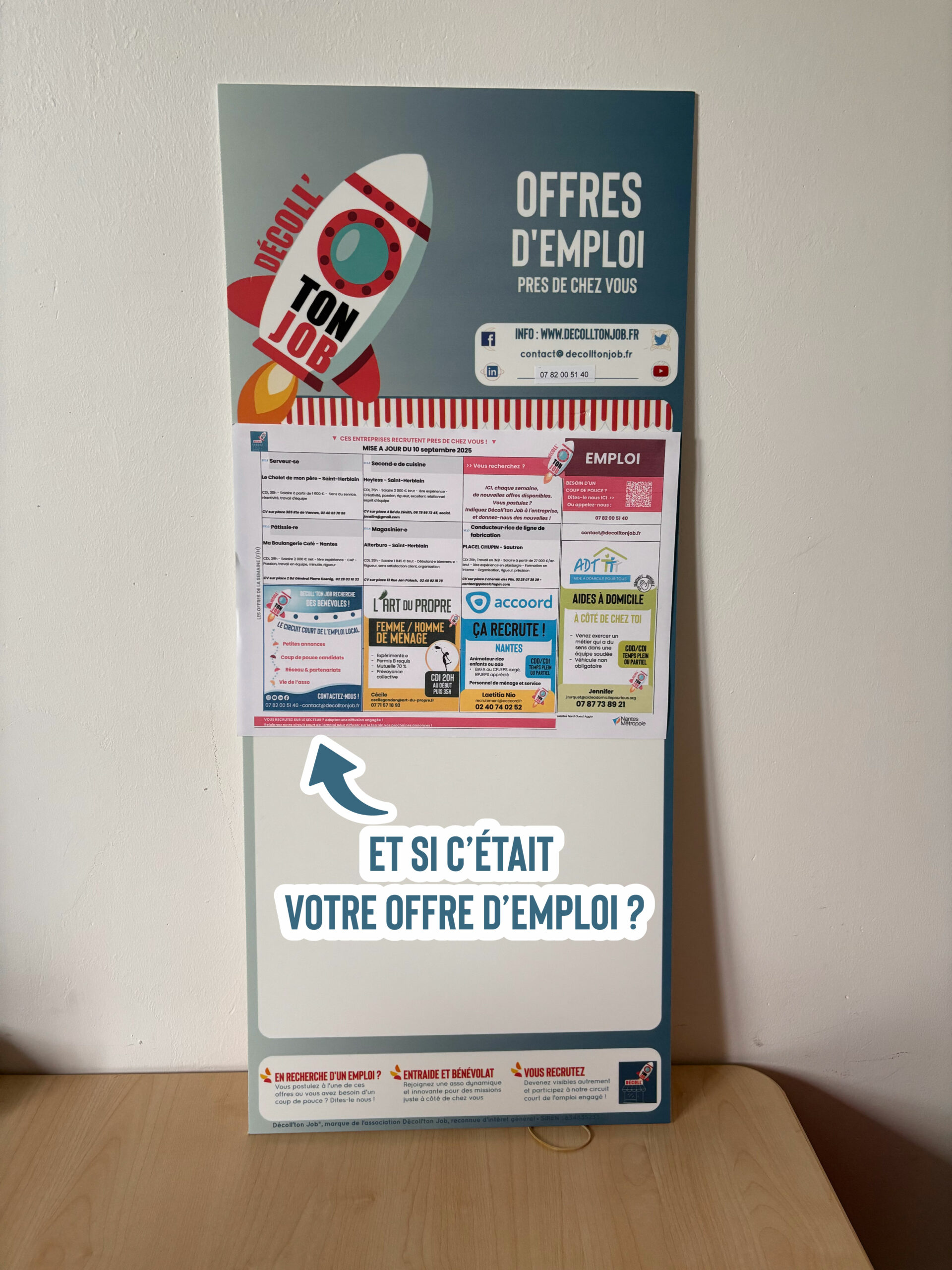 Panneau de Décoll'ton Job