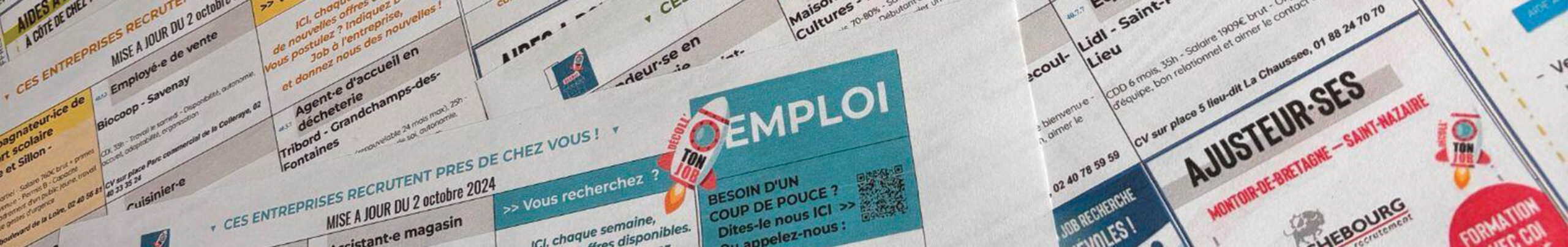 Bannière pour la page les offres Décoll'ton Job