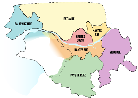 Carte des lieux relais de Loire-Atlantique