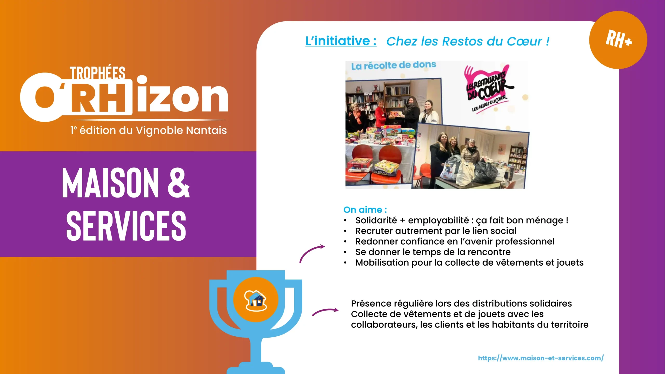 TROPHÉES O'RHIZON CANDIDAT - Maison & Services